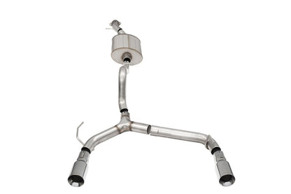 CORSA Performance Corsa 21-25 Ford Bronco 2.7L 2-Door 2.75in Cat-Back Dual Rear Exhaust w/4in Straight-Cut Polish Tips