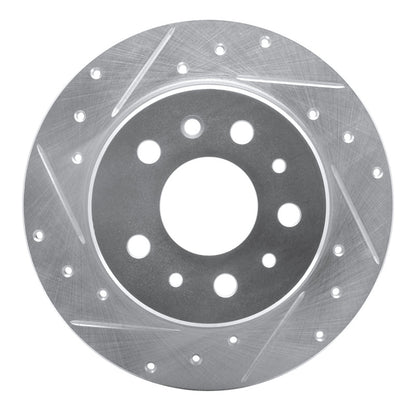 R1 Concepts R1 61-91 Mercedes-Benz 230 Rear Left Drilled & Slotted Silver Brake Rotor