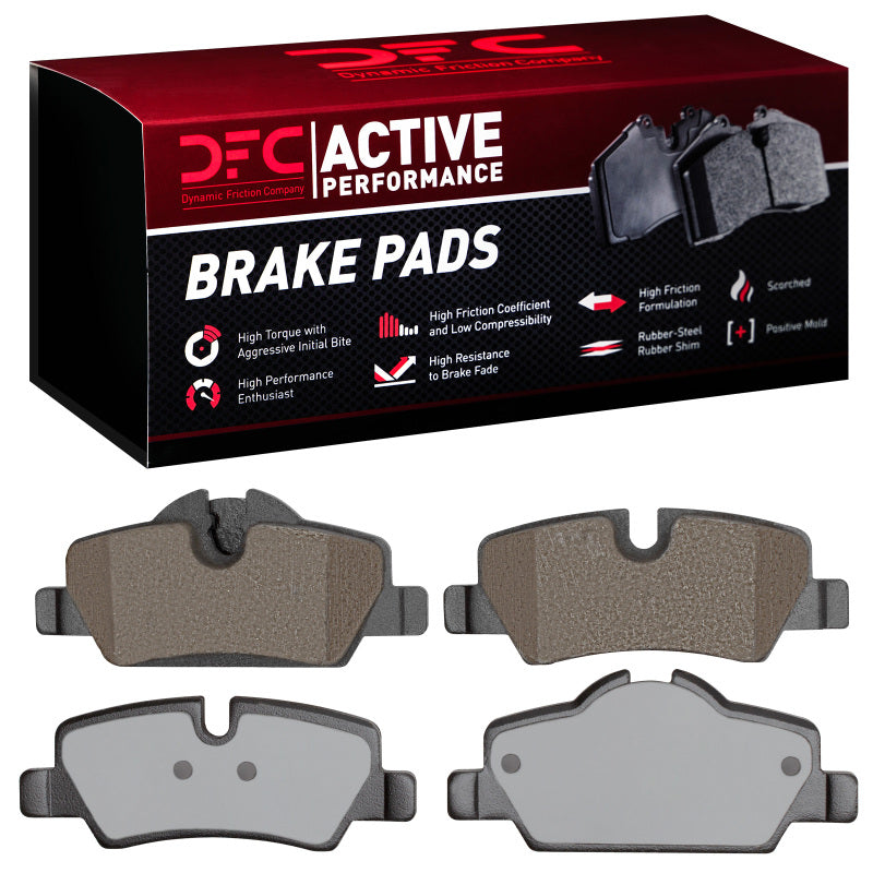 DFC 14-24 Mini Cooper (Excl Clubman) Rear Active Performance Pads - Low Metallic