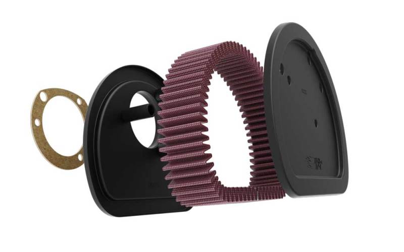K&N Engineering K&N Replacement Air Filter 7.125in L x 5.688in W x 1.625in H for Harley-Davidson