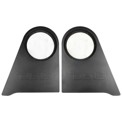 DS18 2007-18 Jeep JK/JKU Subwoofer Enclosure Fits 2x 12in Subwoofers Wheel Well Sealed Left & Right