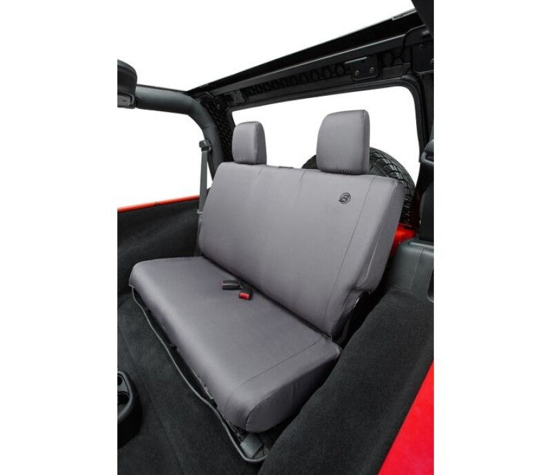 Bestop 08-12 Jeep Wrangler JK 4-Door Rear Seat Covers (Charcoal)