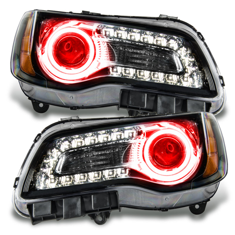 ORACLE Lighting Oracle 11-14 Chrysler 300C SMD HL - Black - NON HID - Red