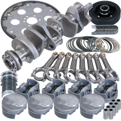 Eagle Chevy 454 1Pc 4.250in Crank 6.385in I-Beam Rod -3cc Flat Top 4.350in Pistons Balanced Assembly
