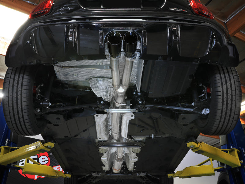 aFe 14-24 Mini Cooper S MACH Force-Xp 3in to 2-1/2in 304SS Cat-Back Exhaust w/ Black Tip