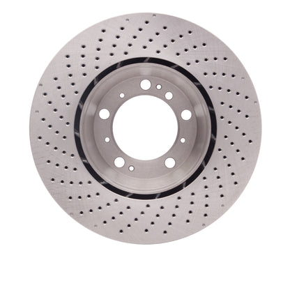 DFC 99-23 Porsche 911 Right Rear Drilled Brake Rotor