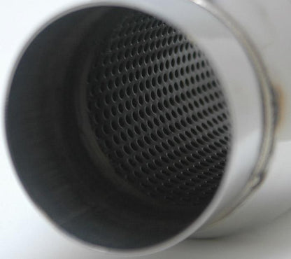 Vibrant SS Resonator (Standard Design) 3in inlet/outlet x 12in long