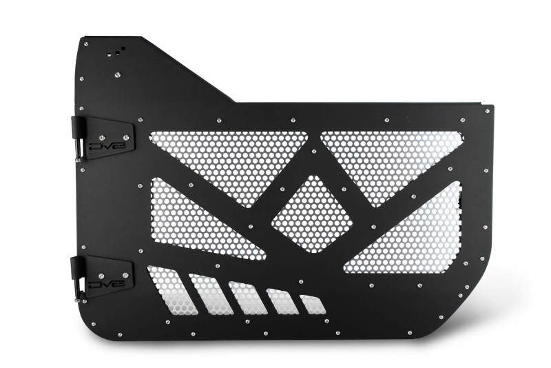 DV8 Offroad DV8 18-22 Jeep 4 Door JL/JT Aluminum Half Doors with Perforated Mesh Front