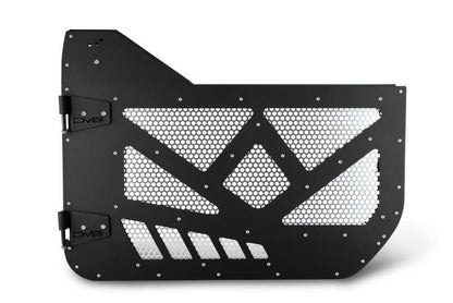 DV8 Offroad DV8 18-22 Jeep 4 Door JL/JT Aluminum Half Doors with Perforated Mesh Front