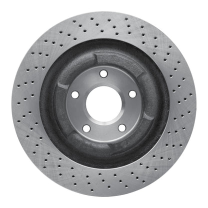 DFC 06-13 Chevrolet Corvette Front Drilled Brake Rotor