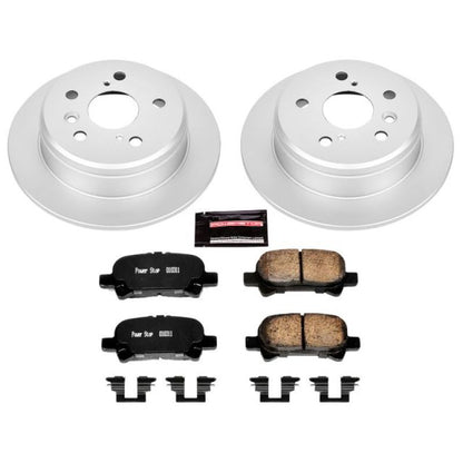 PowerStop Power Stop 00-01 Toyota Camry Rear Z17 Evolution Geomet Coated Brake Kit
