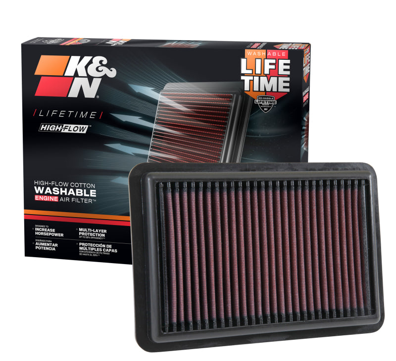 K&N Engineering K&N 2017 Hyundai Elantra L4-20L F/I Replacement Drop In Air Filter