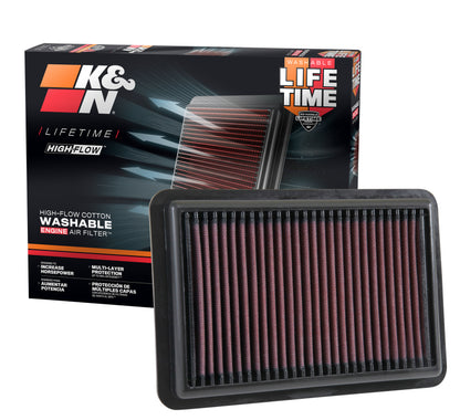 K&N Engineering K&N 2017 Hyundai Elantra L4-20L F/I Replacement Drop In Air Filter