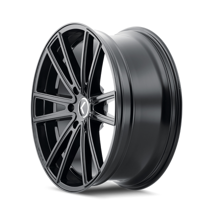 Kraze Wheels Kraze KR190 Lusso 22x8.5 / 5x114.3 BP / 38mm Offset / 72.62mm Hub Gloss Black Wheel