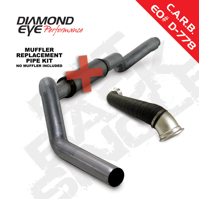 Diamond Eye Performance Diamond Eye KIT 5in Catback MRP Single w/ TDP SS 06-07 Chevy/GMC 6.6L Duramax 2500/3500