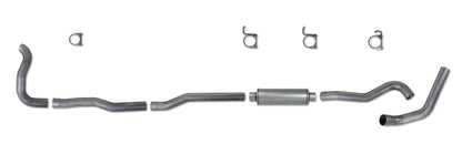 Diamond Eye Performance Diamond Eye KIT 4in Turbo Back SGL AL: 4-WHEEL DRIVE ONLY 89-93 DODGE CUMMINS 5.9L