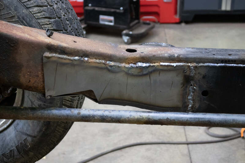 Rustbuster Front Frame Section Left Side