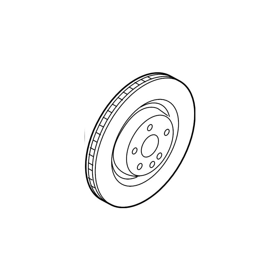 Genuine Audi 4K0615601A Rear Brake Disc (Inc. RS6, RS7, RSQ8)