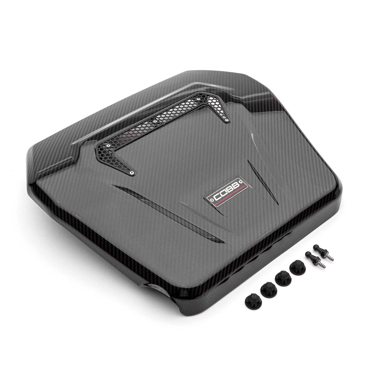 COBB 4V2600 ENGINE COVER REDLINE (CARBON) FOR WV GOLF GTI/R (MK7/MK7.5/MK8) / AUDI A3/S3 (8V)