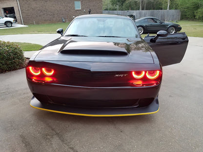 ORACLE Lighting Oracle 15-23 Dodge Challenger LED Headlight Halo Kit - Red