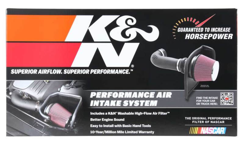 K&N Engineering K&N 19-20 Jeep Cherokee L4-2.4L Performance Air Intake Kit