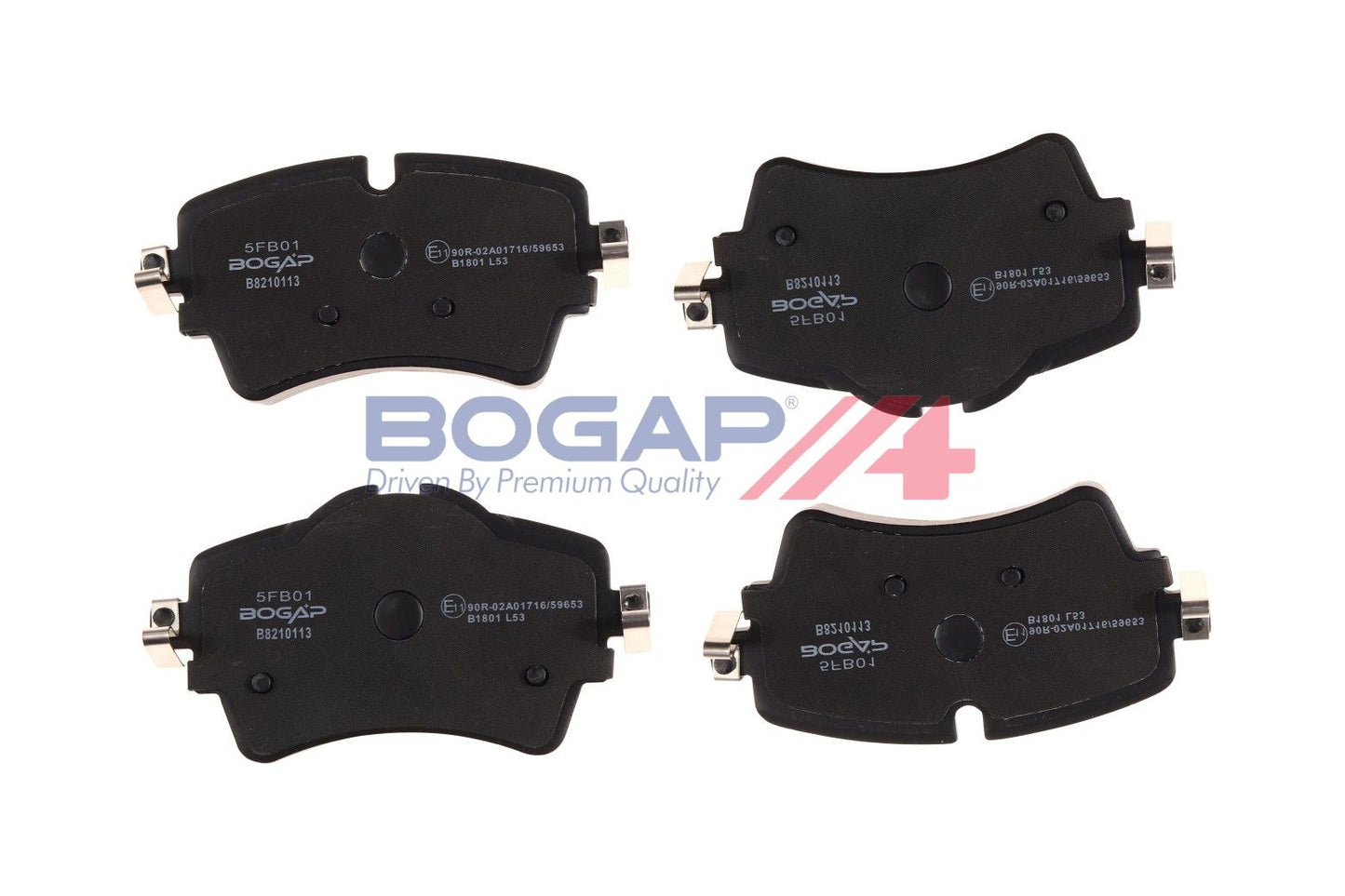 BOGAP B8210113 Brake Pad Set, Disc Brake