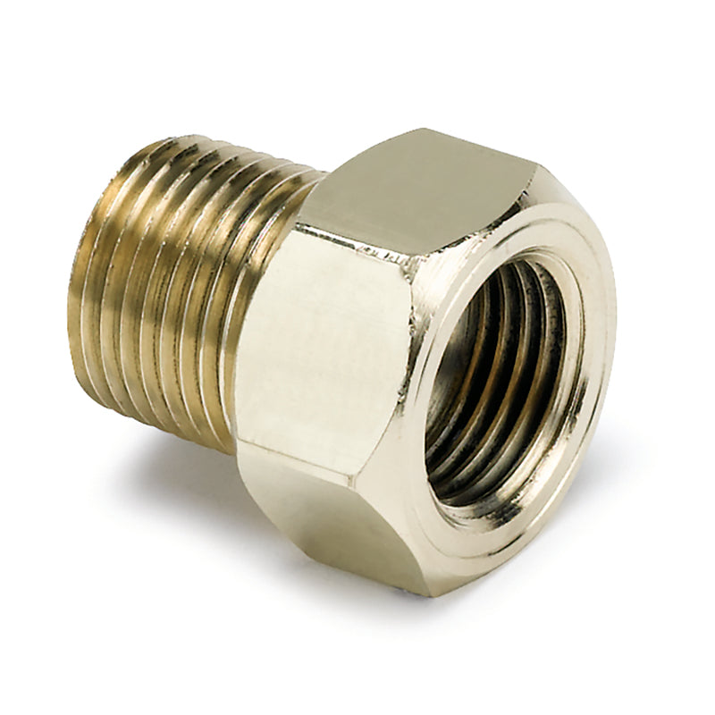 Autometer 3/8in Brass NPT Mechanical Temp Adapter