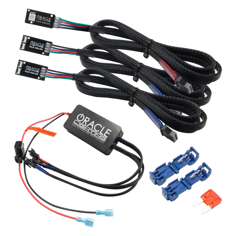 ORACLE Lighting Oracle 19-22 Ram Fiber Optic LED Interior Ambient Dash Kit - (3PCS) -