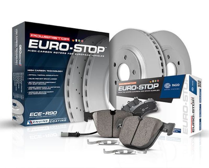 PowerStop Power Stop 15-20 Audi A3 Rear Euro-Stop Brake Kit