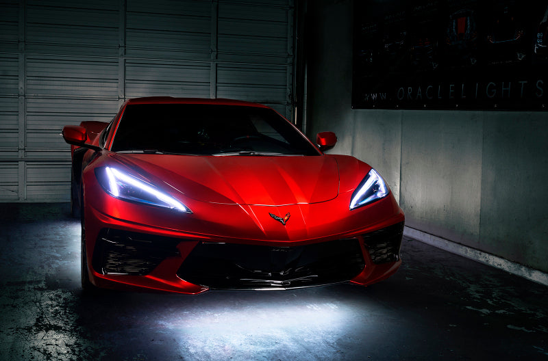 ORACLE Lighting Oracle 20-21 Chevy Corvette C8 RGB+A Headlight DRL Kit - ColorSHIFT w/o Controller