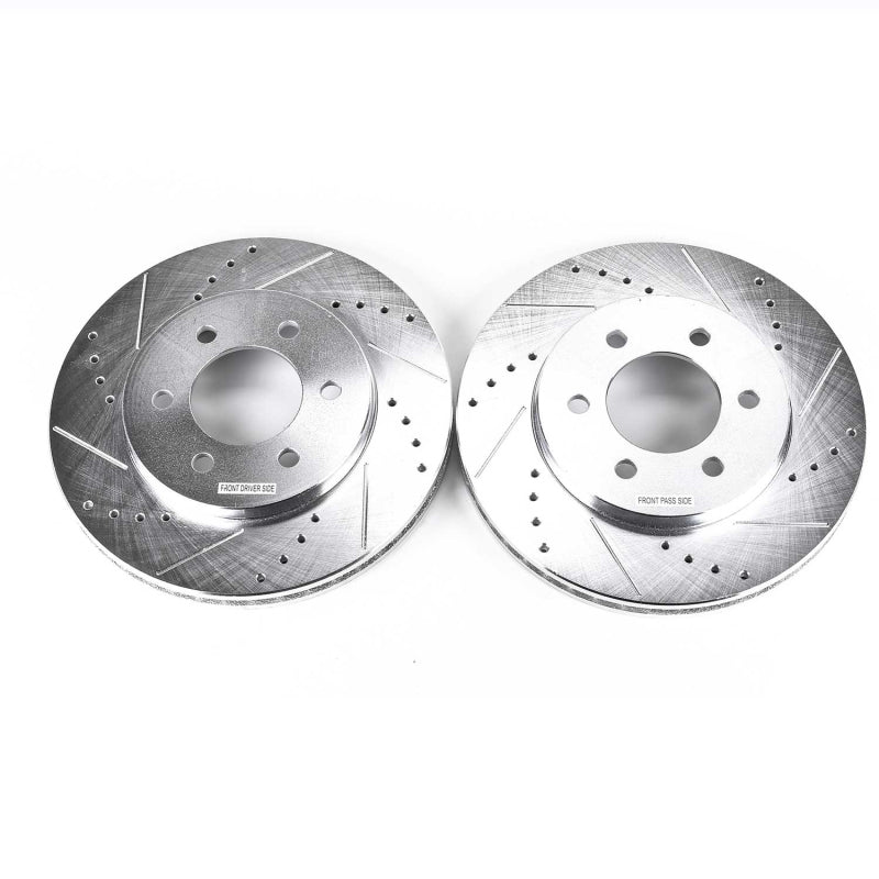 PowerStop Power Stop 02-06 Ford Expedition Front Evolution Drilled & Slotted Rotors - Pair