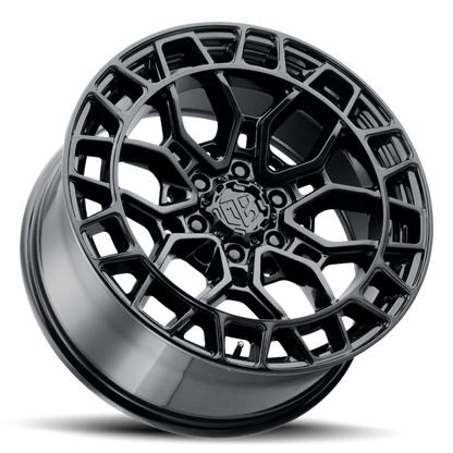 MTX Wheels MTX Phantom 6 Gloss Black 22x9.5in / 6x139.7 BP / 30mm Offset / 106.1mm Bore