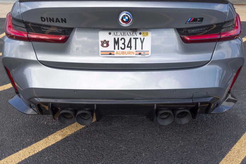 Dinan 21-27 BMW M3 (G80) Carbon Fiber Rear Side Splitters - Set