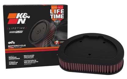 K&N Engineering K&N Replacement Air Filter 1.625in H x 7.5in L for Harley-Davidson