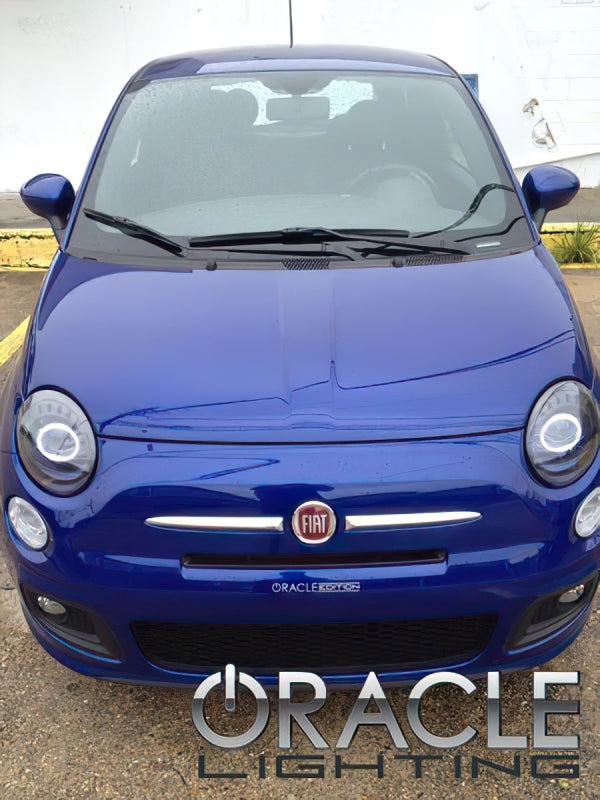 ORACLE Lighting Oracle Fiat 500 12-17 Halo Kit - ColorSHIFT w/o Controller