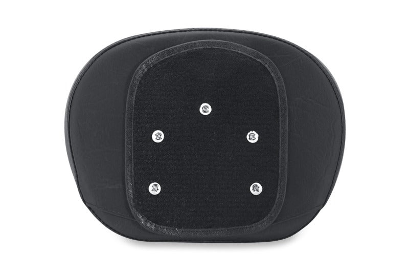Mustang Motorcycle Mustang Honda Cruiser Accessories Sissy Bar Pad (12 inch x 9 inch) - Black