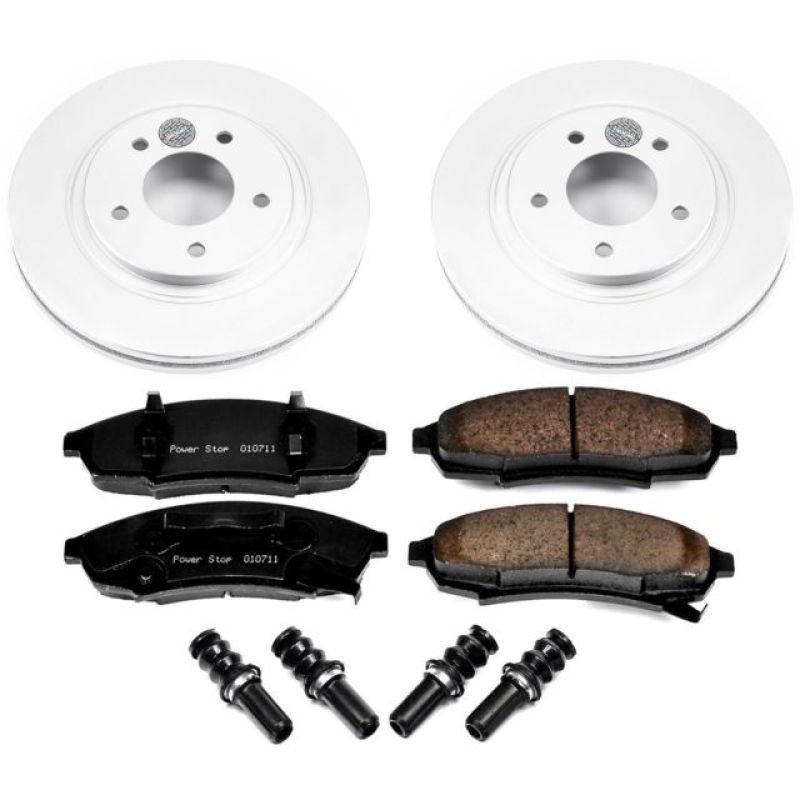 PowerStop Power Stop 95-96 Buick Regal Front Z17 Evolution Geomet Coated Brake Kit