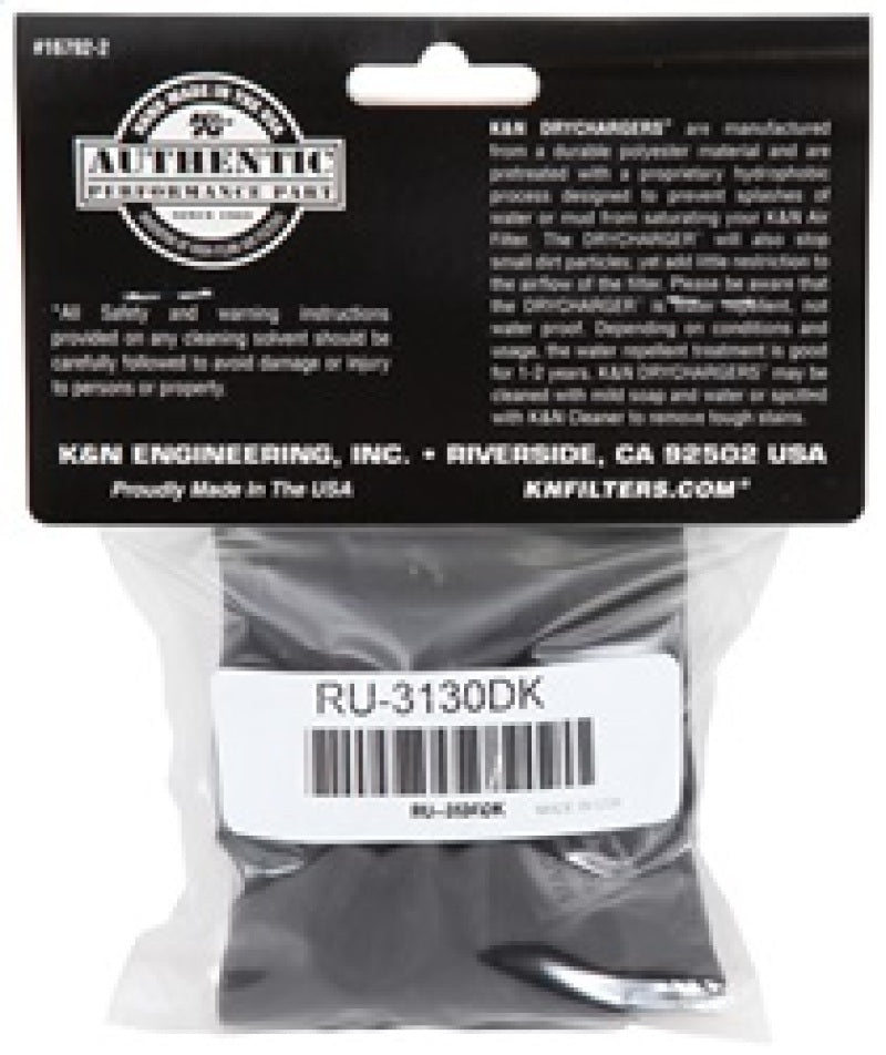 K&N Engineering K&N Air Filter Wrap Black RU-3130