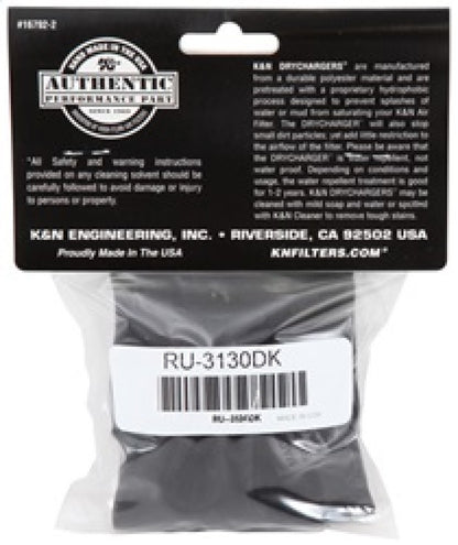 K&N Engineering K&N Air Filter Wrap Black RU-3130
