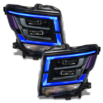 ORACLE Lighting Oracle 21-22 Nissan Titan RGB+W Headlight DRL Upgrade - ColorSHIFT w/o Controller