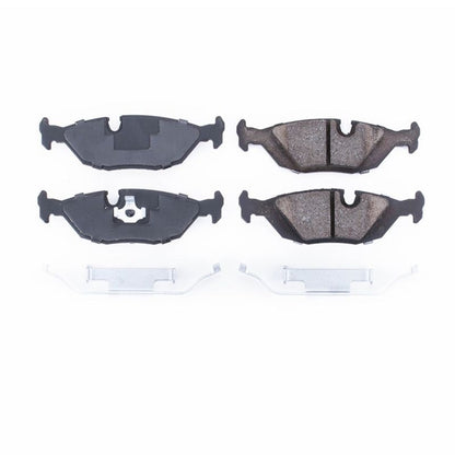PowerStop Power Stop 1991 BMW 318i Rear Z17 Evolution Ceramic Brake Pads w/Hardware