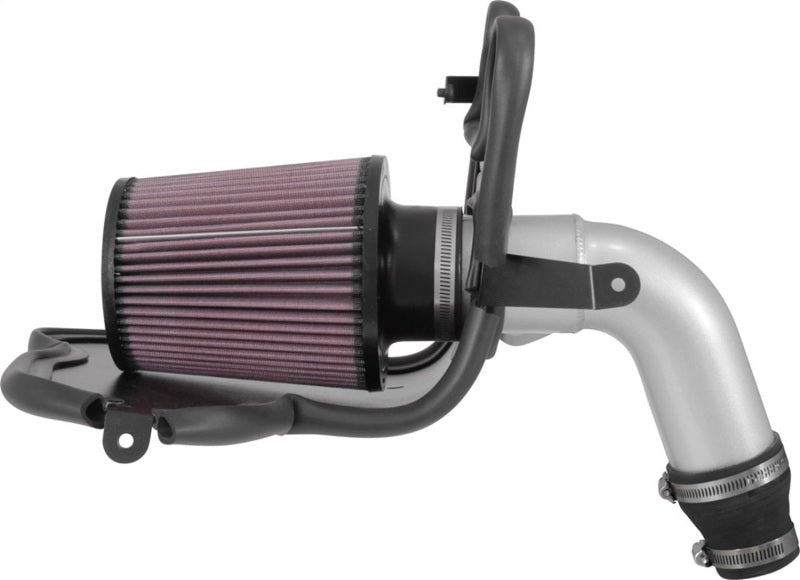 K&N Engineering K&N 17-18 Chevy Cruze 1.4L Turbo Silver Typhoon Short Ram Intake