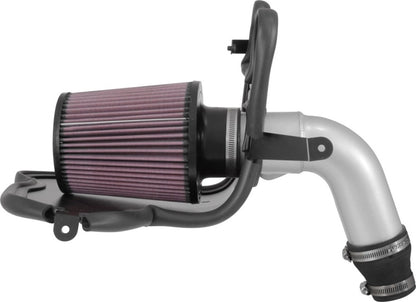 K&N Engineering K&N 17-18 Chevy Cruze 1.4L Turbo Silver Typhoon Short Ram Intake