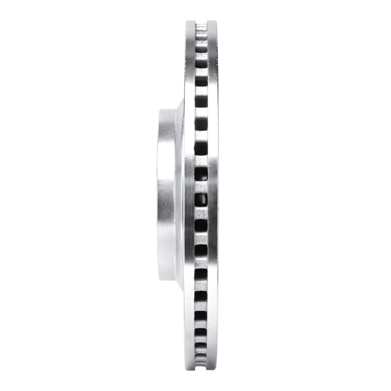 R1 Concepts R1 21-25 Genesis GV70 Front Right Drilled & Slotted Silver Brake Rotor