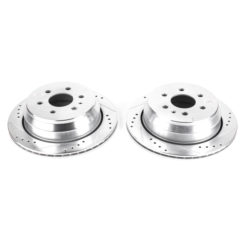 PowerStop Power Stop 15-19 Chevrolet Colorado Rear Evolution Drilled & Slotted Rotors - Pair