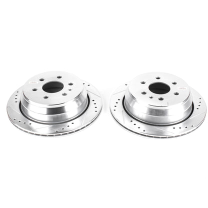 PowerStop Power Stop 15-19 Chevrolet Colorado Rear Evolution Drilled & Slotted Rotors - Pair