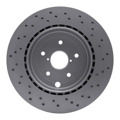 DFC 18-21 Subaru WRX STI Rear Drilled Hi-Carbon Alloy Geomet Coated Rotor