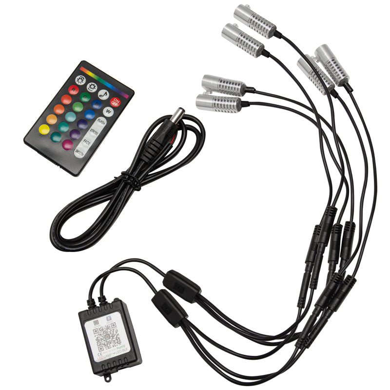 ORACLE Lighting Oracle Fiber Optic LED Light Head - ColorSHIFT (6PCS) - ColorSHIFT