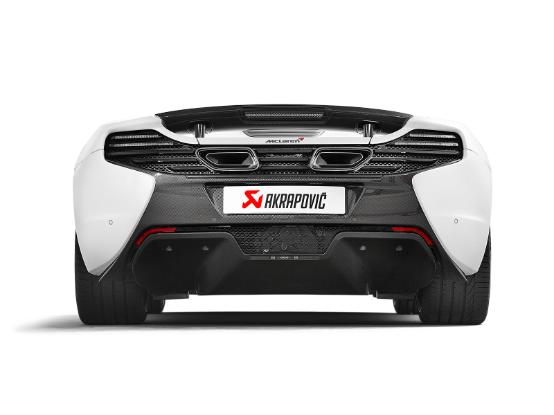 Akrapovic Akrapovic 14-17 McLaren 650S/650S Spyder Slip-On Line (Titanium) w/ Carbon Tips