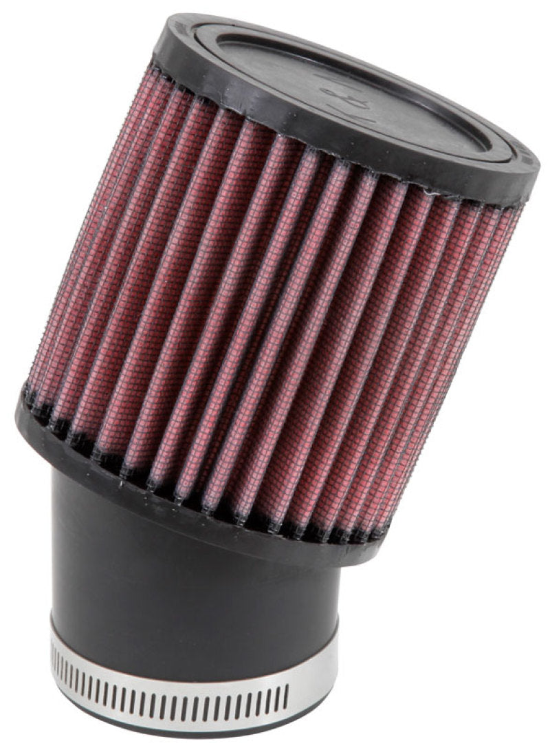 K&N Engineering K&N Filter Universal Rubber Round Straight Filter 20 Deg Angled 2-7/16in Flange 3-3/4in OD 4in H